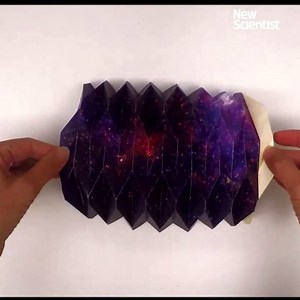 Fold your own universe with our cosmic origami decoration. Get the template in the Christmas issue of New Scientist or download it at http://ow.ly/23yW3077MPl | New Scientist