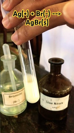 🧪AgBr precipitate Color. 💛 Pale yellow/ Cream Color ppt. ⭕️ Inorganic Chemistry (SPD) P Block.