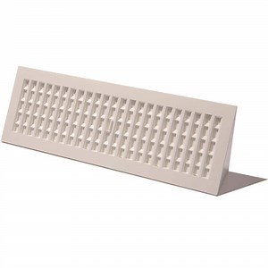 Reviews for Decor Grates 3 in. x 18 in. Plastic Baseboard Register, White | Pg 1 - The Home Depot