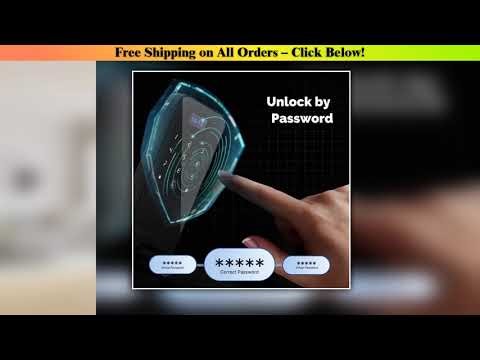 MOES Smart Wooden Door Lock - Fingerprint, Keycard, PIN Code, Remote Control, Tamper Alarm,