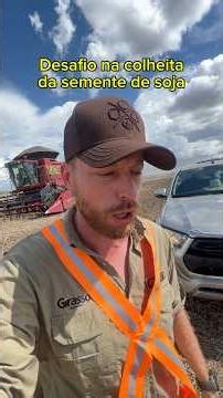 Challenge here harvesting soybean seeds #soybeans #crop #agriculture