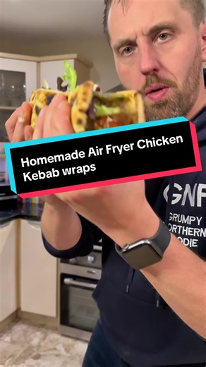 If you’re craving a takeaway in January but don’t want to order a takeaway, this one’s for you… Homeamde airfryer chicken kebab wraps, takeaway vibes, fakeaway energy… #foodtok #fakeaway #airfryerrecipes #recipes #healthycooking