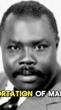 The DEPORTATION and EXILE of Marcus Garvey