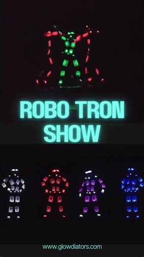 ROBO TRON | Led Tron Dance Show | Glowdiators
