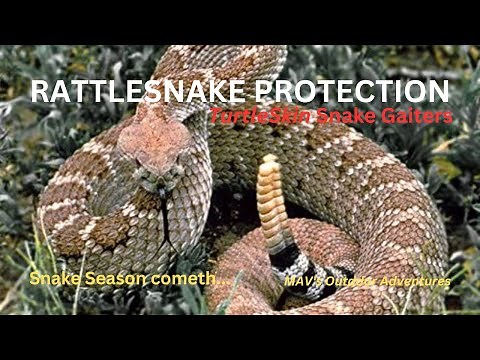 Rattlesnake Protection, Turtle-Skin Snake Gaiters #rattlesnake #snakeguard