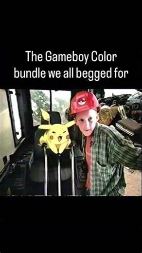 Everyone and I mean EVERYONE wanted this bundle The Pokémon Yellow Game Boy Color pack Pikachu