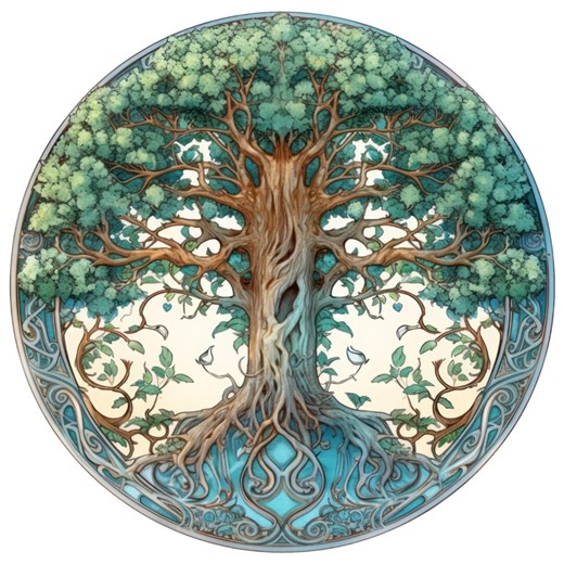 Tree of Life 3 Cross Stitch Pattern, DIY Home Decor (PDF Download) - Etsy