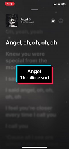The Weeknd - Angel #angel #theweekndangel #beautybehindthemadness #theweeknd #theweekndexp #theweekndxo #theweekndbeautybehindthemadness #theweekndedit #abeltesfayexo #abeltesfaye #xotwod #xo #theweekndfan #theweeknd#theweekndfans #fyp #fypシ゚viral #foryou #foryoupage #4u #4upage #fyppppppppppppppppppppppp #music #lyrics #spedup #spedupsounds #applemusicplaylist #applemusic #foryou#foryoupage