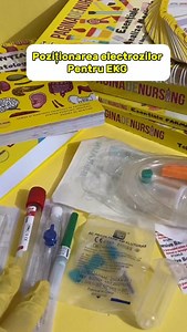 📍Poziționarea corectă a electrozilor pentru EKG este esențială pentru un traseu fidel. 🔹 Se folosesc 10 electrozi – 4 pentru membre și 6 precordiali. 🔸 Electrozii de membru se plasează pe porțiunea distală a brațelor și picioarelor (evitând zonele osoase). 🔸 Electrozii precordiali se poziționează astfel: ▪️ V1 – spațiul 4 intercostal, marginea dreaptă a sternului ▪️ V2 – spațiul 4 intercostal, marginea stângă a sternului ▪️ V3 – între V2 și V4 ▪️ V4 – spațiul 5 intercostal, linia medioclavic