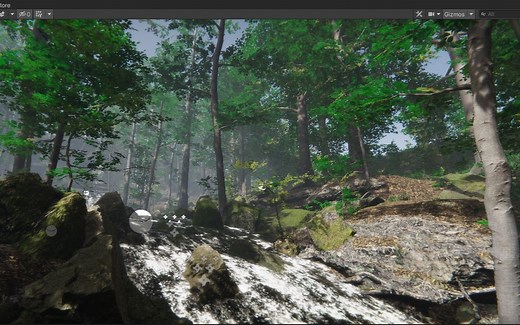 Unity HDRP 山地、野外、树木、自然资源