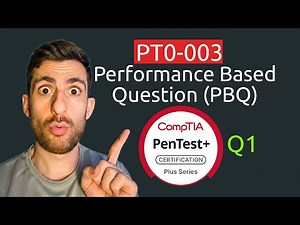 PenTest+ | PT0-003 | PBQ Example 1 | Performance Based Question 1 | Nmap, Apache Vuln | 2026