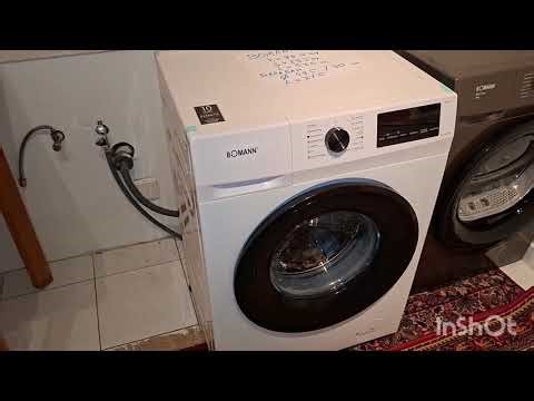 Washing machine 12 kg Daewoo WM-FBR2694W0A-DE and 8 kg Bomann WA7185