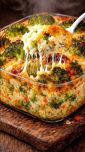 Cheesy Broccoli Rice Casserole