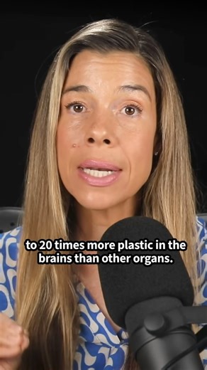 Dr. Rhonda Patrick on Instagram: "The brain bioaccumulates 10 to 20 times more microplastics than other organs, potentially with significant implications for Alzheimer’s disease. Brain samples from dementia patients showed 10x more microplastics than those without. The hippocampus—critical for memory and learning—has a highly permeable blood-brain barrier, making it vulnerable to microplastic accumulation. Animal studies confirm this, showing microplastics build up in the hippocampus and prefron