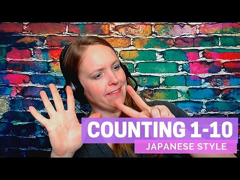 Counting 1 to 10 Japanese