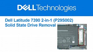 How to Remove Latitude 7390 2-in-1 SSD