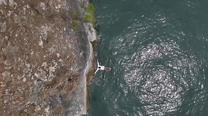 Cliff divers take big leaps in the Guatemalan jungle