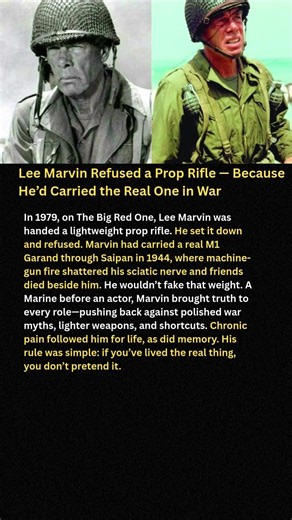 Lee Marvin Refused a Prop Rifle — Because He’d Carried the Real One in War