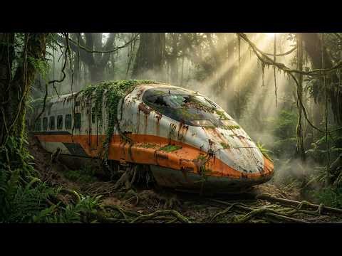 Abandoned Taiwan THSR 700T Bullet Train Buried in Jungle – Full Restoration ASMR