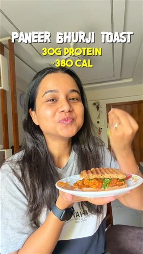 30g High Protein Paneer toast | High Protein Recipes | Fat Loss friendly