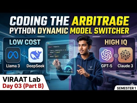 April 9, 2026lCoding the Arbitrage: Python Dynamic Model Switcher | VIRAAT Lab Day 03 (Part B)