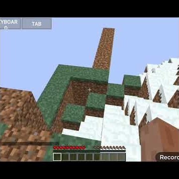 ​Construindo na neve no Minecraft! ❄️ #shorts