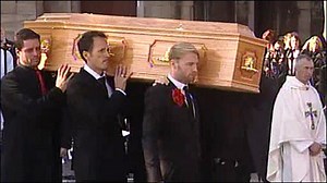 Tearful tributes at Gately funeral