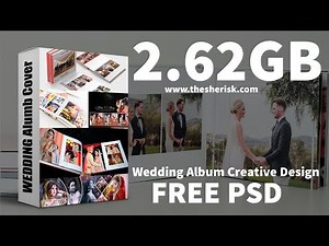 12x36 Creative Wedding Album Design Download In PSD Files |English| |Photoshop Tutorial|