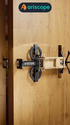 Brilliant Wooden Door Latch with Rotating Wheels #viral | TJ Maxx shopper