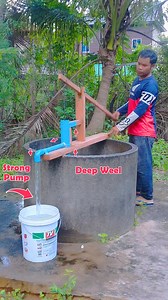 731K views · 6.5K reactions | Traditional Non Electric Water Pump Crafting Wood + PVC Pipes | Random Crafts | Facebook