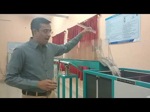 To Determine the Coefficient of discharge by V- notch or Triangular notch !! Fluid Mechanics-2 .
