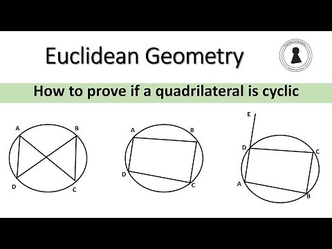 How to prove if a quadrilateral is cyclic