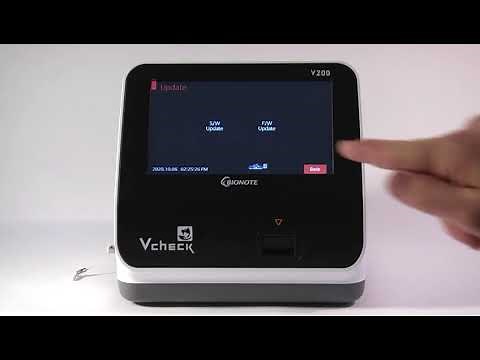 [BIONOTE] Vcheck V200 Installation Set Up and Calibration Test Guide