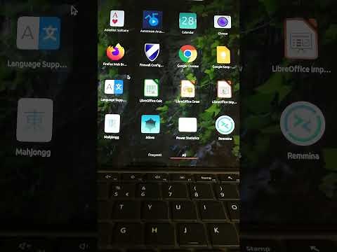 Surface pro 7 with Linux.