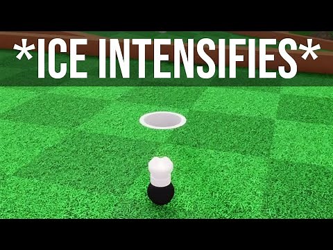 Super Golf but there's NO FRICTION | Roblox