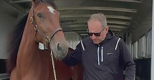 Driver hospitalized after crash during horse race at Hollywood Casino at The Meadows