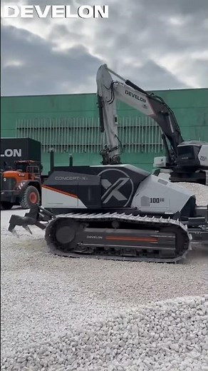 DEVELON Remote-Controlled Excavator | Next-Gen Unmanned Construction Tech
