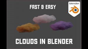 Easy & Fast clouds in Blender - Cycles