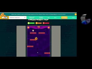 Aadit plays 'Halloween Hop' on ABCya