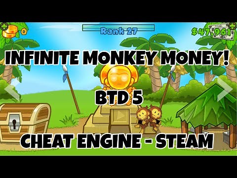 How To Get UNLIMITED MONKEY MONEY In Bloons Tower Defense 5!! Steam - Cheat Engine - *WORKING 2022*!