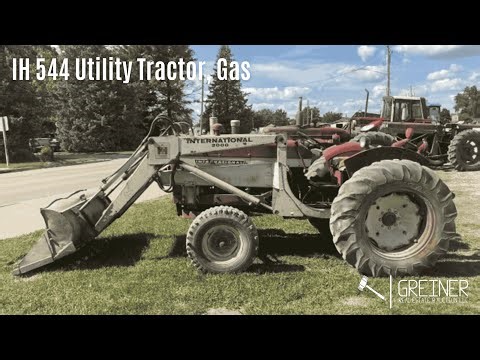 IH 544 Utility Tractor, Gas- Selling at our Fall Machinery Consignment - Richland, Iowa