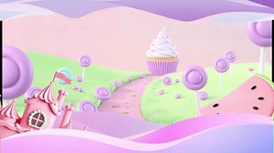 Candy Land Cupcakes Cake Castle Lollipops Stock Footage Video (100% Royalty-free) 3691857629 | Shutterstock