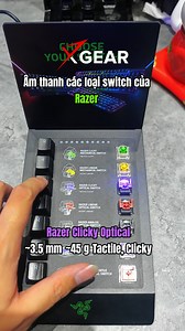 1M views · 4.8K reactions | Âm thanh các loại Switch của bàn phím cơ đến từ nhà Razer! #xgear #razer #banphimrazer #razerkeyboard #keyboard #switch #mechanicalswitches #banphimco | Xgear | Facebook
