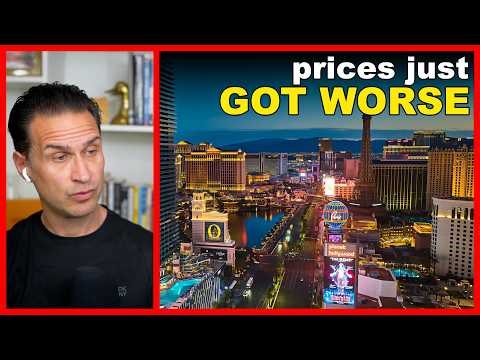 Vegas DEATH SPIRAL just got WORSE. Price increases, but LESS people? Full monthly stat breakdown.