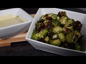 Brussels Sprouts with Dijon Dip