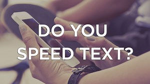 Study finds people are texting as fast as they type on a keyboard