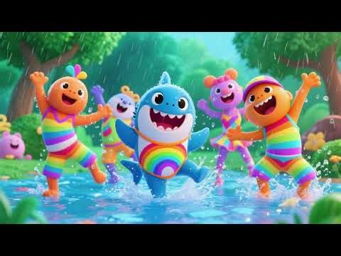 Baby Shark Rainy Day Dance 🌧️🦈 | Nursery Rhymes & Kids Songs
