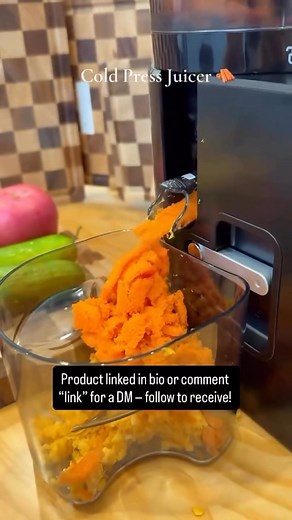 Fresh juice, less prep time! This cold press juicer’s large feed chute fits whole fruits and veggies — giving you maximum juice, minimal mess, and easy cleanup. Your healthy glow starts here.  #JuicingMadeEasy #HealthyLifestyle #AmazonFinds #Amazon #PaidLink  Video shared for promotional purposes. DM for credit or removal. https://amzn.to/47AxfDb | Health & Inspire | Facebook
