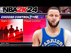 Using Stephen Curry in NBA 2K24 Player Control!