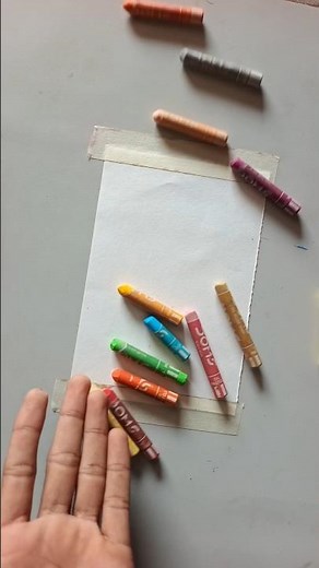 Scratch Art Magic! Colorful Sky Fireworks Art Using Oil Pastels 🎆 Satisfying Drawing for Diwali #art